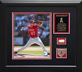 Francisco Rodriguez Los Angeles Angels of Anaheim Framed 8x10 Photograph with Game Used Baseball