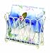Lady Jayne Ltd. Note Pad Gift Set With Paper And Pen In Wire Basket, Diana Design (Pack of 2)