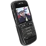 Krusell 89356 Classic Multidapt Leather Case with SpringClip for Nokia E71 (Black)
