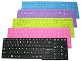 1x Colorful Silicone Keyboard Protector Cover Skin for Toshiba Satellite C655 C655D C675 L655 L655D L650 L650D L670 L670D...