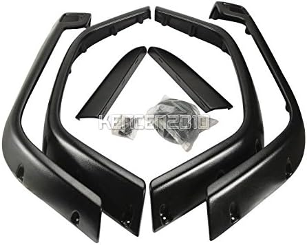 Crp® New 6" Wide Black Fender Flares 1997-2006 Jeep Wrangler Tj 6 Piece Set