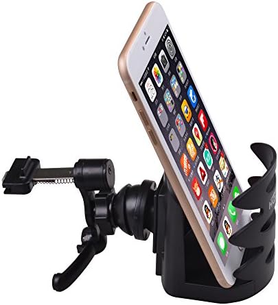 HQgear Cup Holder for Car Air Vent Cell Phone Mount Universal Adjustable