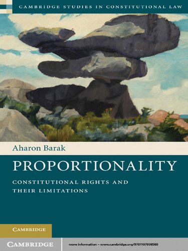 Proportionality (Cambridge Studies in Constitutional Law)