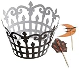 Wilton Haunted Manor Cupcake Wrapping Kit