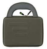 EVA Hard Shell Carrying Case with Handle + Screen Protector and Micro Fiber Cloth for Amazon Kindle Electronic Reading Device (Kindle NOT included), Slate