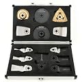 13 Saxton Blades Case Set for Fein Multimaster Bosch Multitool
