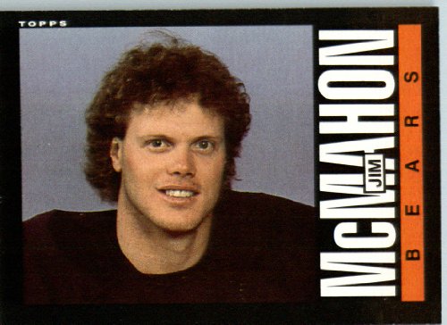 1985 Topps # 31 Jim McMahon Chicago Bears Football Card - Shipped In Protective Screwdown Display Case!