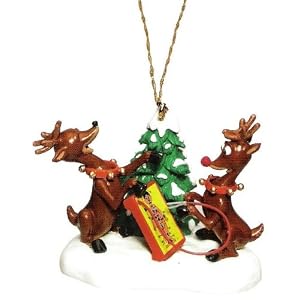 Reindeer Playing Operation Christmas ornament! Reindeer Playing Operation Christmas ornament!