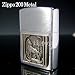 ZIPPO HOWLING WOLF SQUARE EMBLEM メタル付き ジッポ