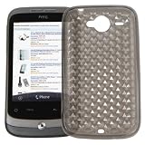 mumbi Silicon Case HTC Wildfire Schutzhülle Tasche - transparent SMOKE Effekt