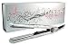 Le Angelique Shiny Silver & Black Tourmaline Ceramic Turbo Flat Iron / Hair Straightener Dual Voltage