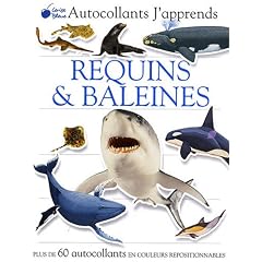 Requins et baleines (Autocollants j'apprends)
