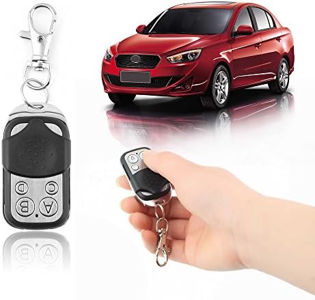 iTontek® Universal Garage Gate Wireless Cloning Remote Control Duplicator Copy Cloning Code RF Learning Controller 433MHZ Gate Copy Code with 4 Key Channel