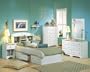Kids Bedroom Furniture Set in Pure White/Maple - South Shore Furniture - 3263-BSET-1