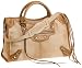 Balenciaga Women's Pony Hair Handbag, Natural/Caramel