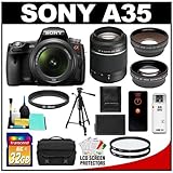 Sony Alpha SLT-A35 Translucent Mirror Technology Digital SLR Camera Body &  ....