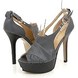 WD Collection Astrid01 Heels Gray 9 Gray