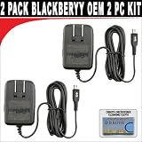 Original OEM Set of 2 Travel Chargers for your Blackberry Storm 9500,9530 + DBROTH Cloth