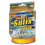 Performance Braid Lo-Vis Green 300Yds 10lb Test - Sufix USA 663-110G, Fishing Line