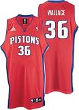 Rasheed Wallace Detroit Pistons Red Swingman Adidas NBA Jersey