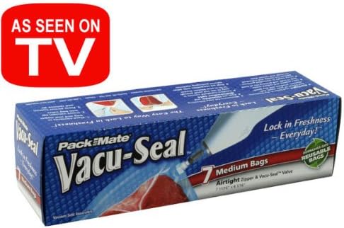 Pack Mate Vacu-Seal Bags - 7 Pack Of Medium Bags