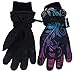 N'Ice Caps Little And Big Girls Ombre Shaded Scroll Print Ski Gloves