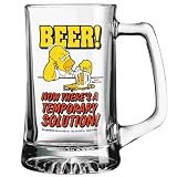Simpsons Homer Beer - Now There's a Temporary Solution Mug