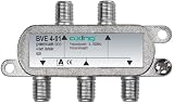 Axing BVE 4-01 BK-4 fach Signalverteiler mit abnehmbarem Montagesockel