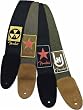 Fender Patchworks Cotton Strap - Red Star Black