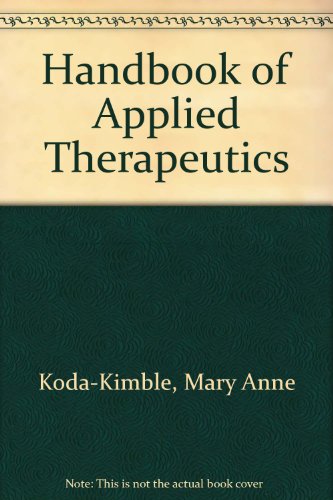 Handbook of Applied Therapeutics