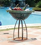 Alfresco Home Rimini Tall Oval Beverage Cooler, Azul