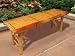 New Tiki Bamboo Bench Tropical Coffee Table Patio Bar Bench