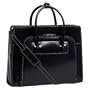 McKleinUSA Lake Forest 94335 W Series Italian Leather Ladies Briefcase (Black)