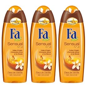 Fa  - Sensual & Oil Fleur de Vanille - Flacon 250 ml - Lot de 3