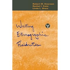 Writing Ethnographic Fieldnotes