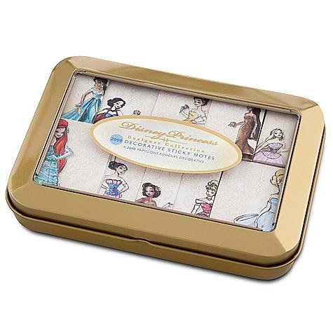 Disney Designer Princess Collection Sticky Notes New in Box On Sale