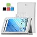 Acer Iconia One 8 B1-850 case, KuGi ® Acer Iconia One 8 B1-850-Multi-Angle Stand Slim-Book PU Leather Cover Case only fit for for Acer Iconia One 8 B1-850 tablet (White)