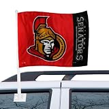 NHL Ottawa Senators 11" x 15" Red Car Flag