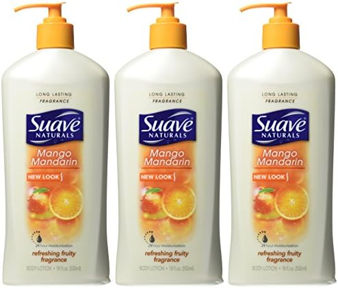 3 Pk, Suave Naturals Mango Mandarin Body Lotion, 18 Fl. Oz.