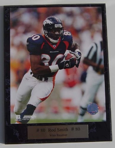 Encore Select 510-FBDEN80 Denver Broncos Rod Smith No. 80 9X12 Photo Plaque.