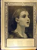 1885 の賛美歌のクリスマスの歌手の歌の古い印刷物