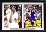 Encore Select 180-BSKLAK24 Kobe Bryant - 2010 Lakers Champion - 12X18 Double Print Deluxe Print