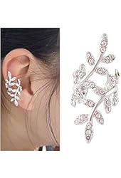 CHOP MALL&reg; Fashion (Tree) Alloy Ear Cuff Silver Color (1 Pc) + Free Unique Ring