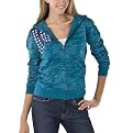 Mossimo Supply&reg; Long Sleeve Burnout Hoodie- Blue