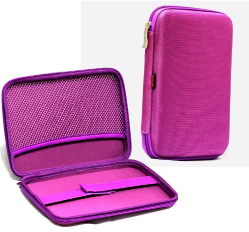 Navitech housse étui folio pour la tablette Samsung Galaxy 3 7.0 P3200 (étui robuste Eva, violet)