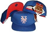 New York Mets Blue Snapback Adjustable Plastic Snap Back Hat / Cap