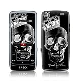 Skull King Black Design Decal Skin Sticker for the Samsung Sway Cell Phone
