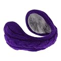 Kitsound Knitted Music Ear Muffs for iPhone, iPod and MP3 - Purple