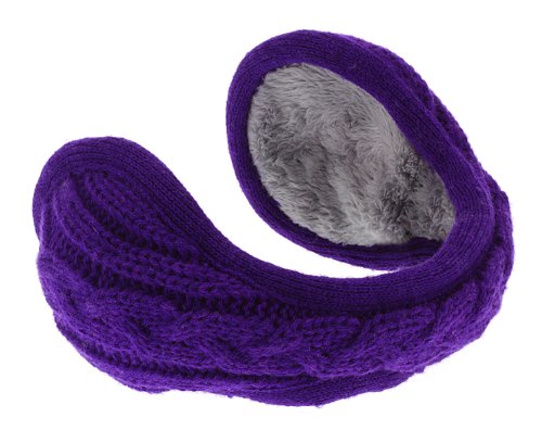 Kitsound Knitted Musik Kopfh&ouml;rer f&uuml;r Apple iPhone/iPod und MP3 lila