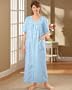 National Checked Long Snap Robe